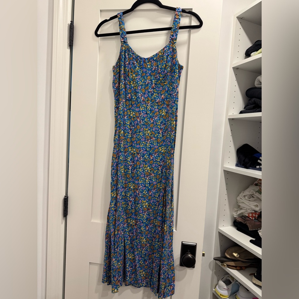 Blue Floral Zara Dress